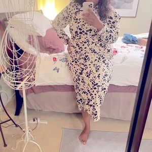 NEW (w/ tags) Black and White - cow print dress.